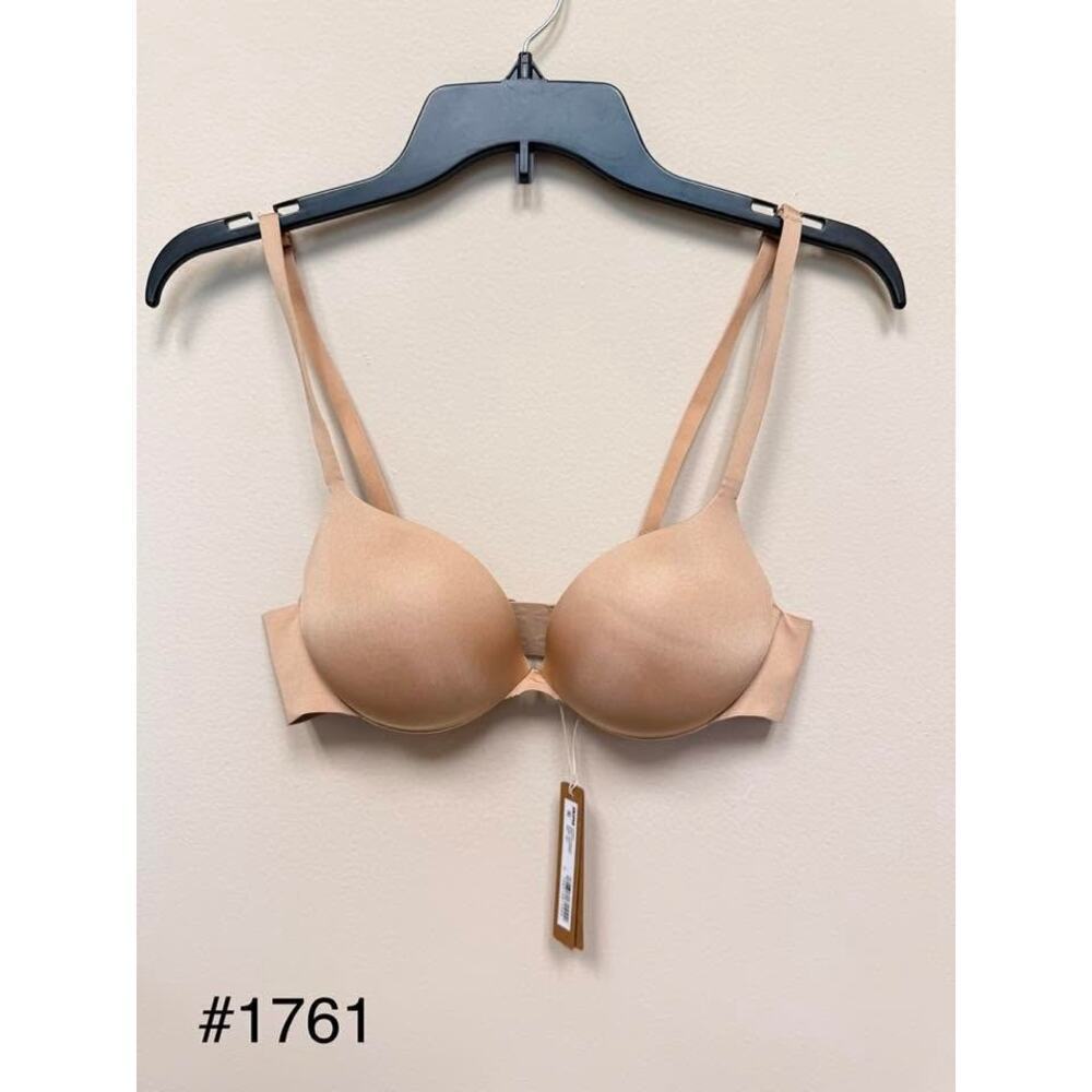 SKIMS ULTIMATE Plunge Push-Up Bra - Clay Size 34B NWT #1761